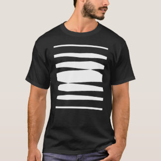 djärva geometriska linjer design t-shirt