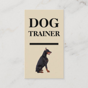 Djärva hundinstruktörvisitkortar visitkort
