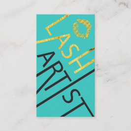 Djärva makeup- och snärtkonstnärvisitkortar visitkort