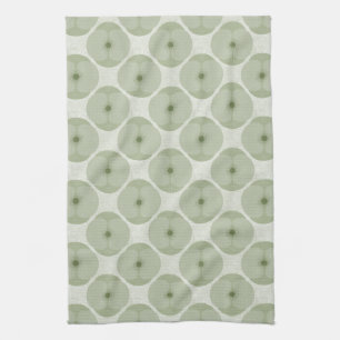 Djärva minimalistiska poppy texturerade blommande  kökshandduk