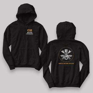 Djärva mobila mekaniker Autoreparations tjänster Hoodie