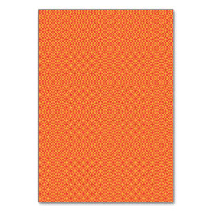 Djärva orangea geometriska bordskort för höstevene