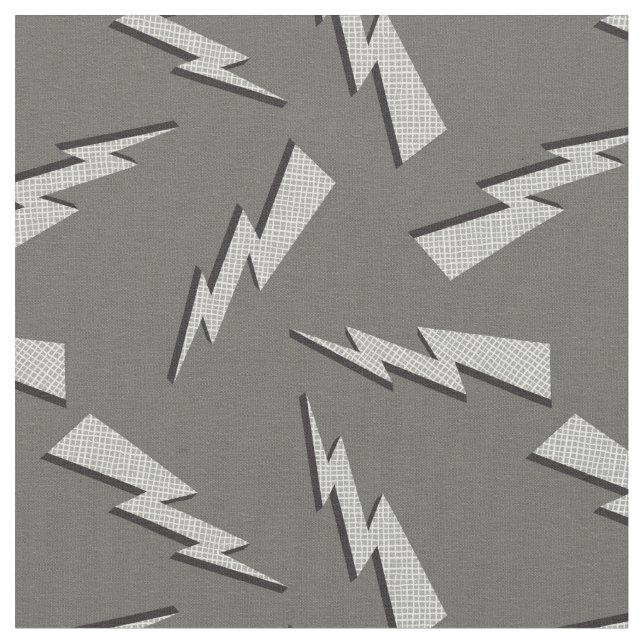 djärva pilar modern geometrisk bult neutral grå  tyg (Närbild)