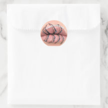 Djärva svarta linjen läppar – Edgy minimalistisk l
