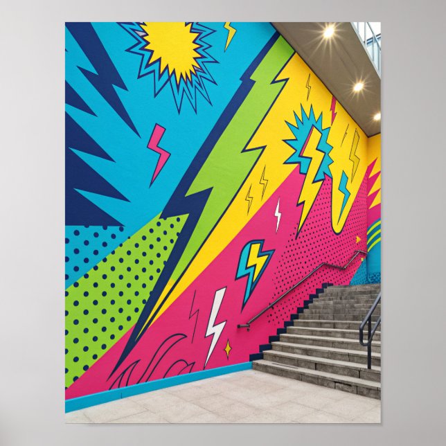 Djärva väggdekorationer poster (Framsidan)