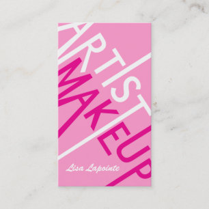 Djärva visitkortar för Makeupkonstnär Visitkort