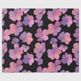Djärvt blomstergavpapper vår presentpapper