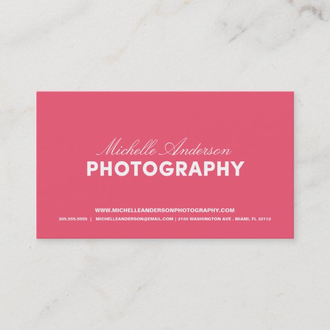 DJÄRVT & SKRIVA DEN %PIPE% FOTOGRAFIVISITKORTEN VISITKORT (Framsida)