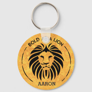 Djärvt som en lejona Keychain Nyckelring