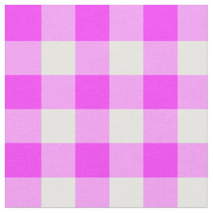 Djärvt tyg för rosa- och vitbuffelpläd