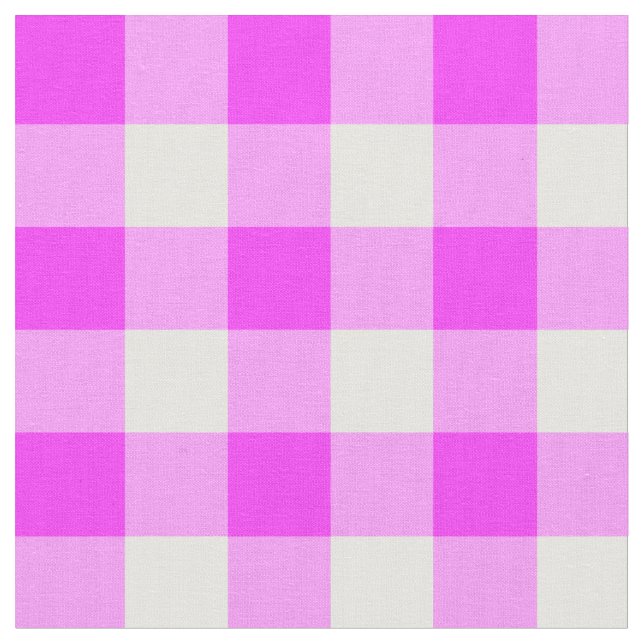 Djärvt tyg för rosa- och vitbuffelpläd (Närbild)