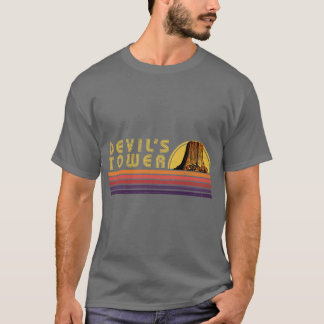 Djävlasådd Retro Vintage Ränder vintage T Shirt