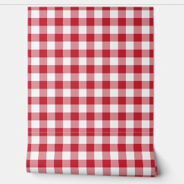 Djävlig karmosinröd gingham-ruta grön Buffalo-ruta