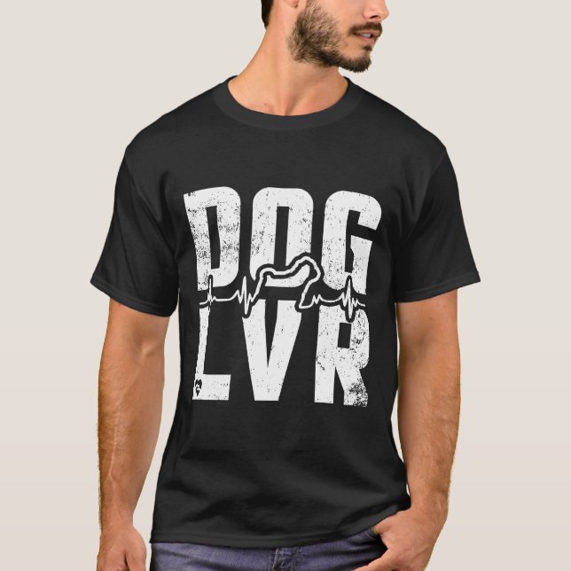 Djävlig Mops Hund Beats Gåva T Shirt (Framsida)