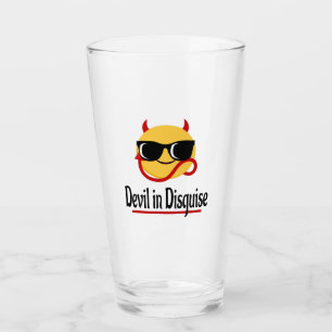 djävul i förklädnad Emoji Het Trendig Rolig Glaskopp