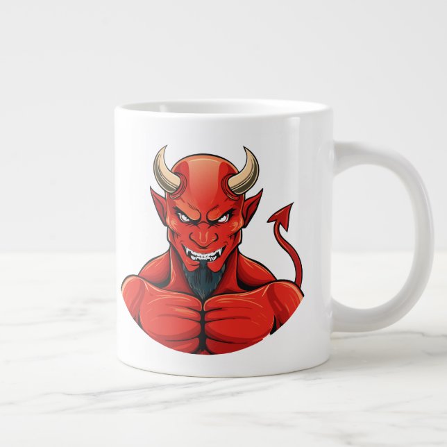Djävul  jumbo mugg (Höger)
