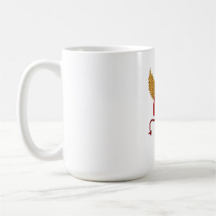 Djävul med treudd kaffemugg