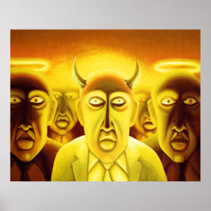 Djävular och änglar poster