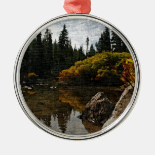 Djävular sjö, Oregon konst Julgransprydnad Metall