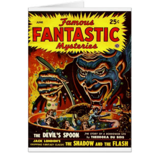 Djävularsked Hälsningskort