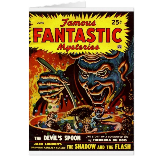 Djävularsked Hälsningskort (Framsidan)