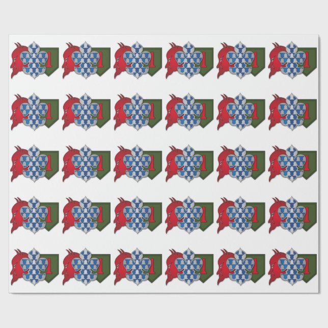 Djävulbrigadskjorta Presentpapper (Platt)