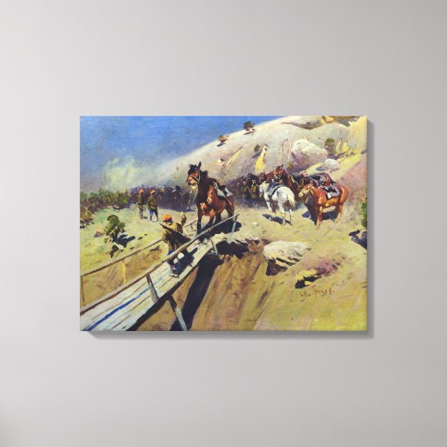 Djävulen, 1931 canvastryck (Framsida)