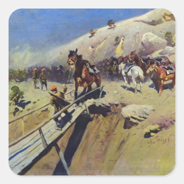 Djävulen, 1931 fyrkantigt klistermärke (Framsida)