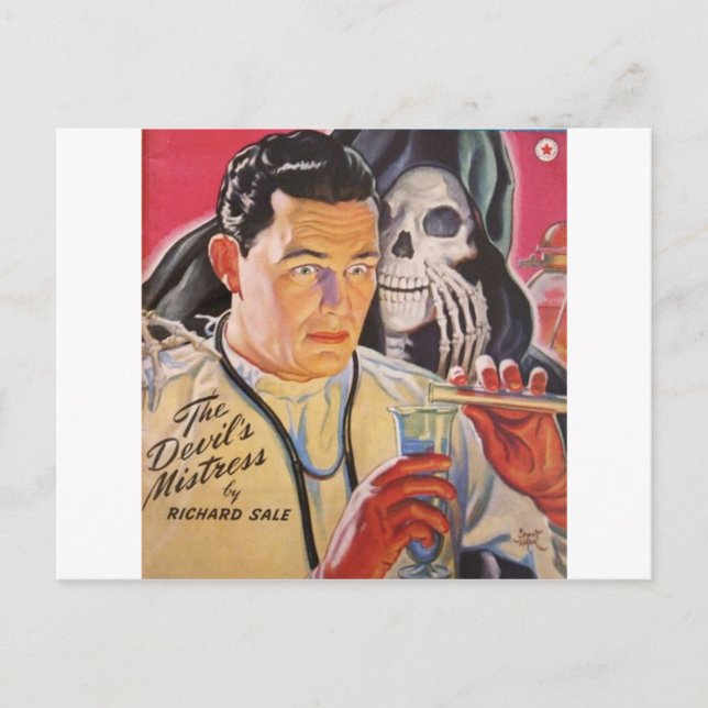 Djävulen Älskarinna Vykort (Framsida)