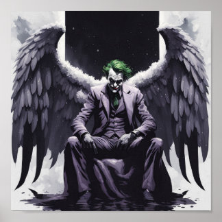 Djävulen Angel Jocker Poster
