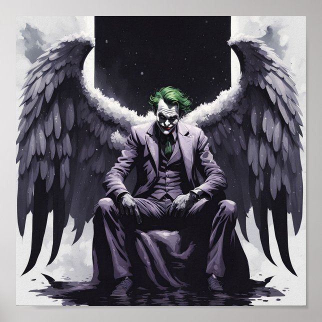Djävulen Angel Jocker Poster (Framsidan)