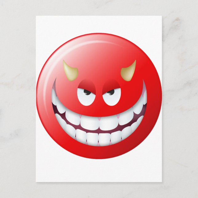 Djävulen Ansikte 2 Vykort (Framsida)