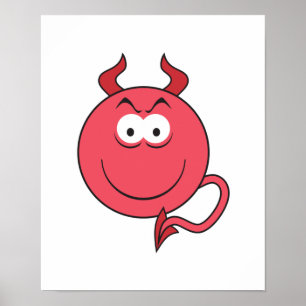 Djävulen Ansikte Poster