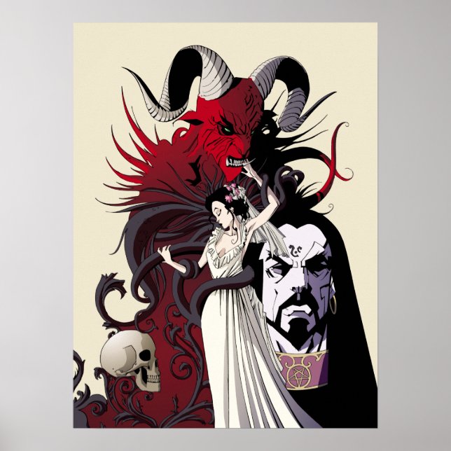 Djävulen Armstol poster (Framsidan)