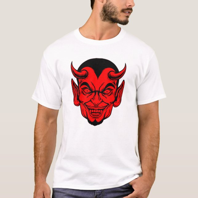 Djävulen Art T Shirt (Framsida)