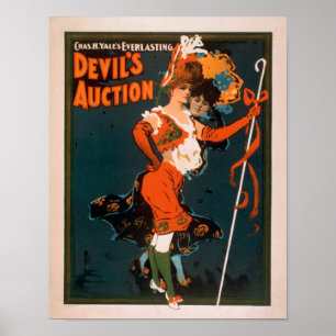 Djävulen auktionkvinna i dräktTheatre 2 Poster