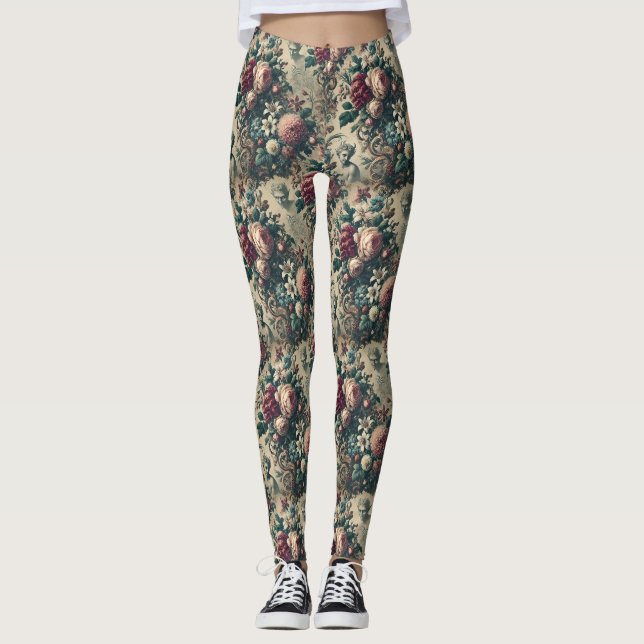 Djävulen av Dandy - Gothic Victorian Leggings (Framsida)