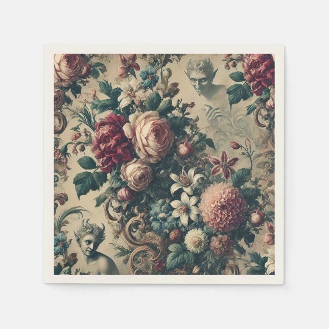 Djävulen av Dandy - Gothic Victorian Pappersservett (Framsidan)