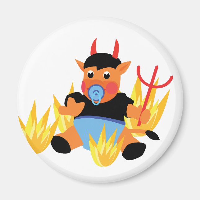 djävulen baby magnet (Framsidan)