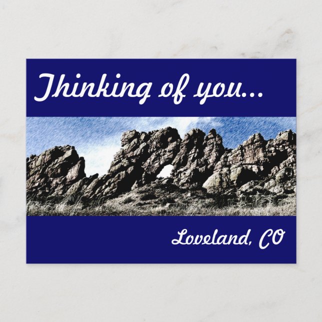 Djävulen Backbone i Loveland Vykort (Framsida)