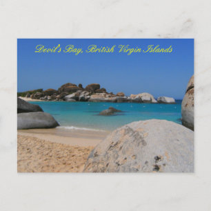 Djävulen Bay BVI Vykort