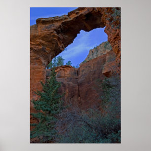 Djävulen Bridge i Sedona, AZ 3445 Poster