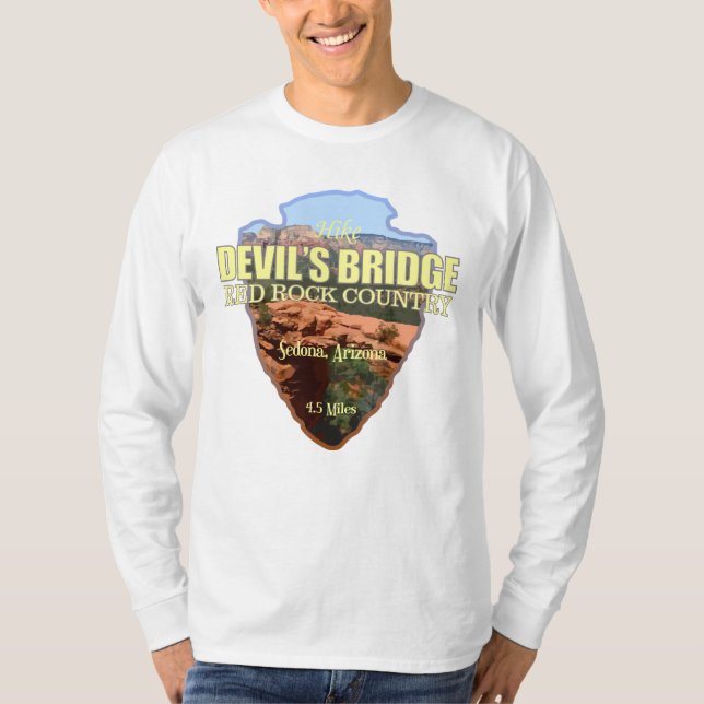 Djävulen Bridge (pilhuvud) T Shirt (Framsida)