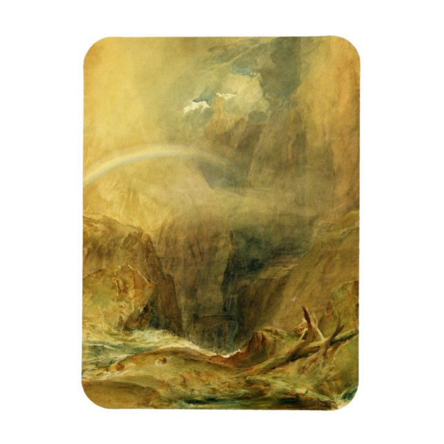 Djävulen Bridge, St. Gotthard's Pass, c.1804 (w/c  Magnet (Vertikal)