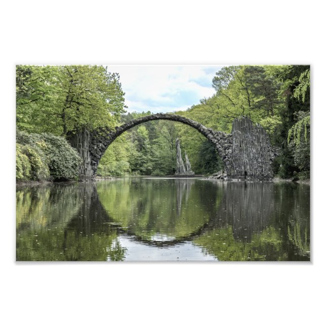 Djävulen Bridge - Tyskland Fototryck (Framsidan)