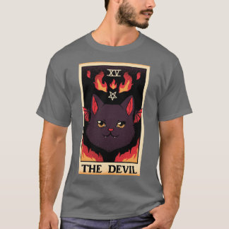 Djävulen Cat Tarot d av Tobe Fonseca T Shirt