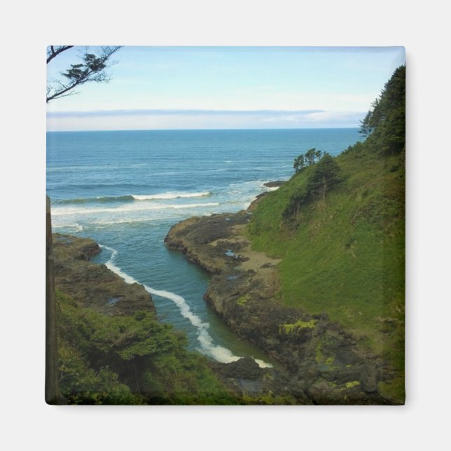 Djävulen Churn, Cape Perpetua, ELLER Magnet (Framsidan)