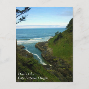 Djävulen Churn, Cape Perpetua, ELLER Vykort