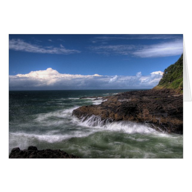 Djävulen Churn Hälsningskort (Framsidan Horizontal)