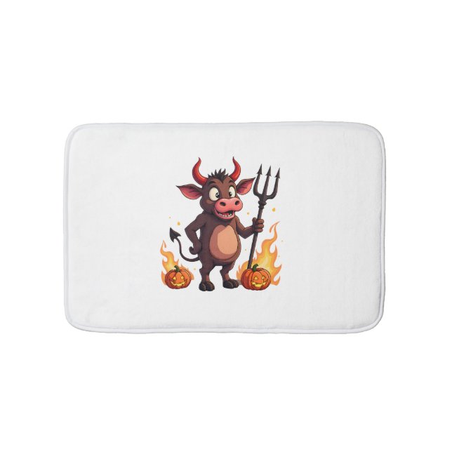 Djävulen Cow MisChief Badrumsmatta (Framsidan)
